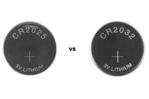 CR2025 Vs.CR2032 Batterie