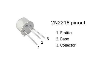 2N2218 Pinout