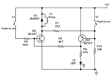 Fig.5 ONOFF Touch Switch Using the BC547