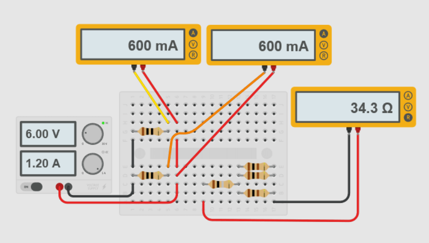 Circuit Design Parallel and Series Resistors