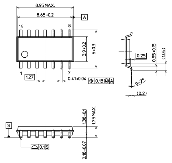 74HC132 Package